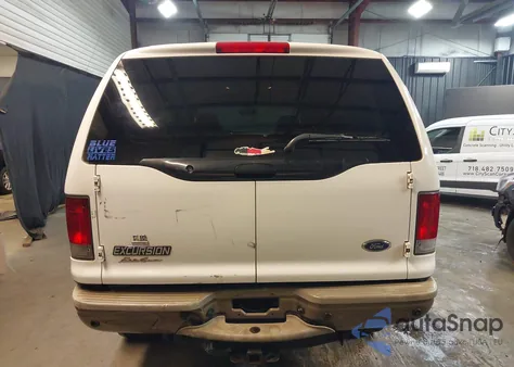 2004 Ford Excursion Eddie Bauer из США, поврежденный, VIN 1FMSU45P24EC92538